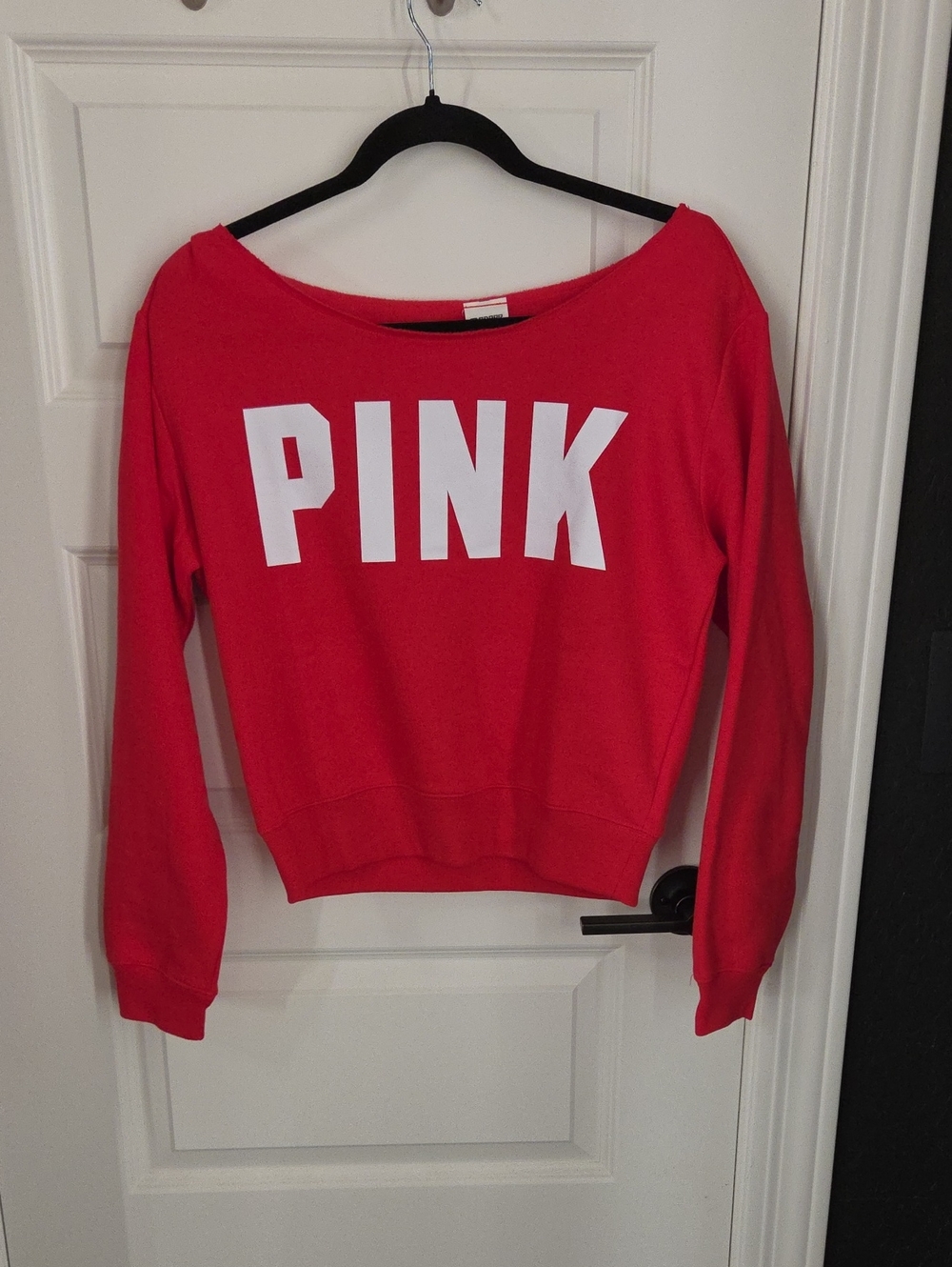 PINK Victoria's Secret Red Graphic Sweatshirt